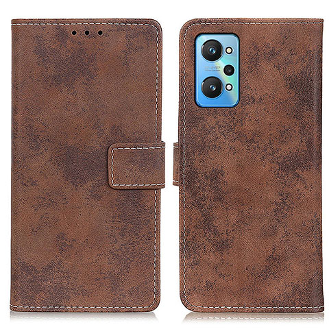 Coque Portefeuille Livre Cuir Etui Clapet D05Y pour Realme GT Neo 3T 5G Marron