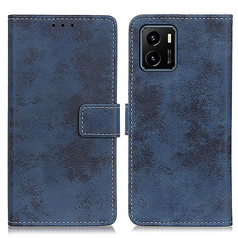 Coque Portefeuille Livre Cuir Etui Clapet D05Y pour Vivo Y15C Bleu