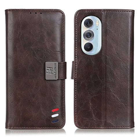 Coque Portefeuille Livre Cuir Etui Clapet D06Y pour Motorola Moto Edge X30 5G Marron