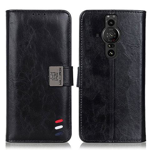 Coque Portefeuille Livre Cuir Etui Clapet D06Y pour Sony Xperia PRO-I Noir