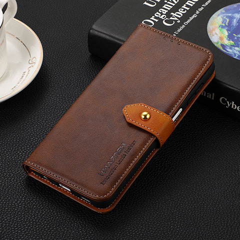 Coque Portefeuille Livre Cuir Etui Clapet D07Y pour Huawei Honor X9b 5G Marron