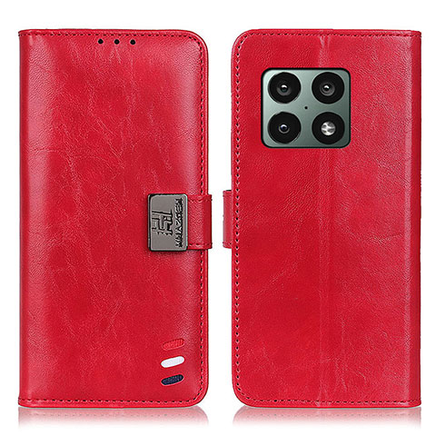 Coque Portefeuille Livre Cuir Etui Clapet D07Y pour OnePlus 10 Pro 5G Rouge