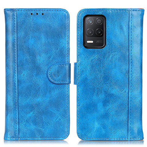 Coque Portefeuille Livre Cuir Etui Clapet D07Y pour Realme Q3i 5G Bleu Ciel