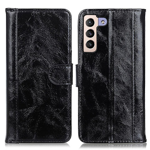 Coque Portefeuille Livre Cuir Etui Clapet D07Y pour Samsung Galaxy S22 Plus 5G Noir