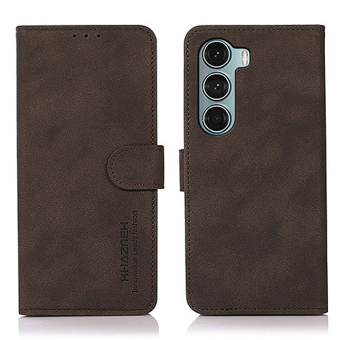 Coque Portefeuille Livre Cuir Etui Clapet D08Y pour Motorola Moto Edge S30 5G Marron