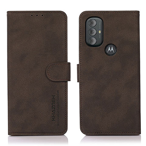 Coque Portefeuille Livre Cuir Etui Clapet D08Y pour Motorola Moto G Play Gen 2 Marron