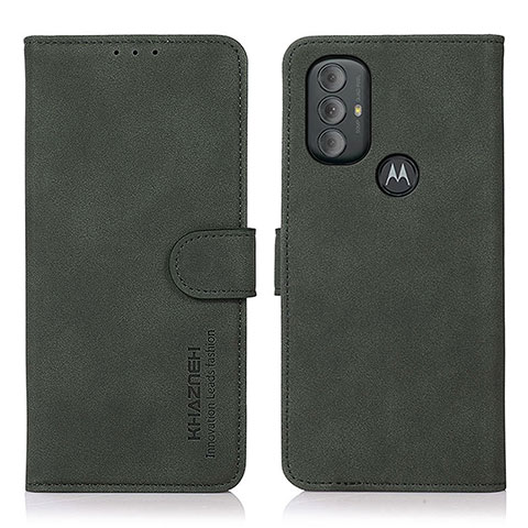Coque Portefeuille Livre Cuir Etui Clapet D08Y pour Motorola Moto G Power (2022) Vert