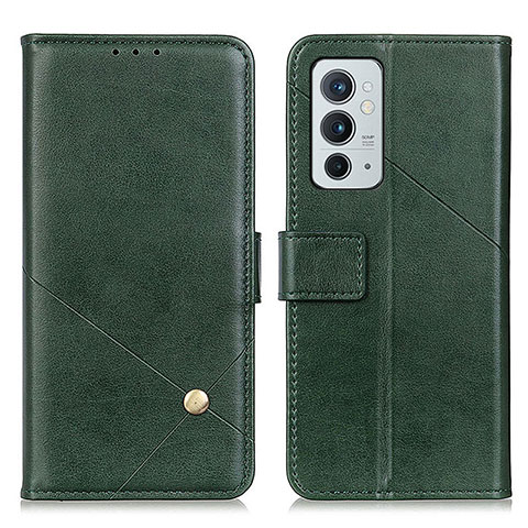 Coque Portefeuille Livre Cuir Etui Clapet D08Y pour OnePlus 9RT 5G Vert