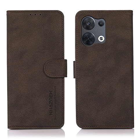 Coque Portefeuille Livre Cuir Etui Clapet D08Y pour Oppo Reno8 5G Marron