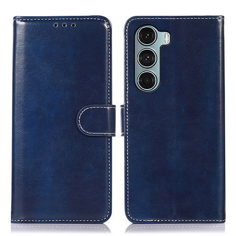 Coque Portefeuille Livre Cuir Etui Clapet D10Y pour Motorola Moto Edge S30 5G Bleu