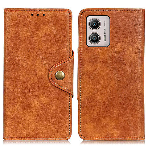 Coque Portefeuille Livre Cuir Etui Clapet D10Y pour Motorola Moto G53 5G Marron