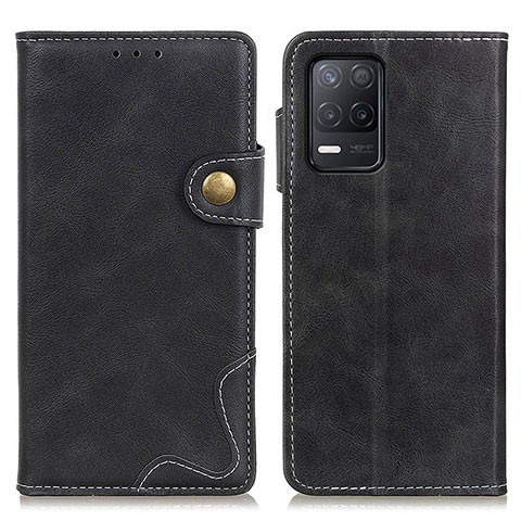 Coque Portefeuille Livre Cuir Etui Clapet D10Y pour Realme 8s 5G Noir