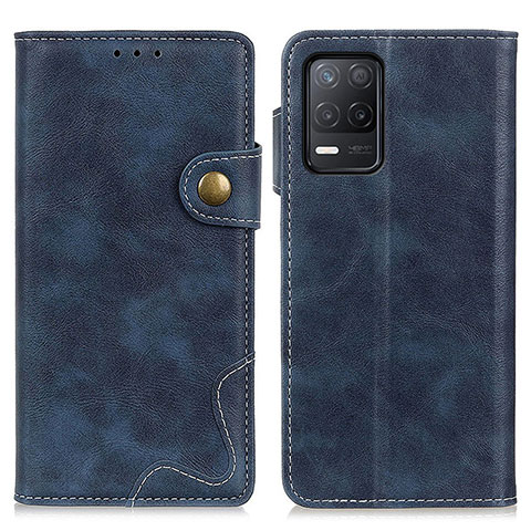 Coque Portefeuille Livre Cuir Etui Clapet D10Y pour Realme Narzo 30 5G Bleu