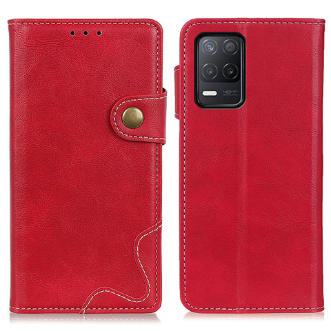 Coque Portefeuille Livre Cuir Etui Clapet D10Y pour Realme Q3 5G Rouge