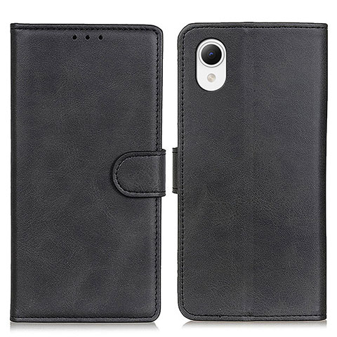 Coque Portefeuille Livre Cuir Etui Clapet D10Y pour Samsung Galaxy A23 5G SC-56C Noir