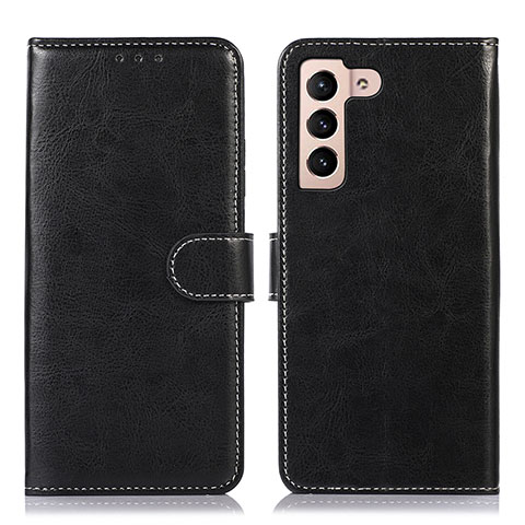 Coque Portefeuille Livre Cuir Etui Clapet D10Y pour Samsung Galaxy S21 Plus 5G Noir