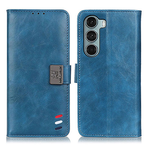 Coque Portefeuille Livre Cuir Etui Clapet D11Y pour Motorola Moto Edge S30 5G Bleu