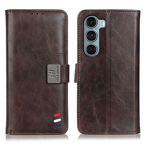 Coque Portefeuille Livre Cuir Etui Clapet D11Y pour Motorola Moto Edge S30 5G Marron