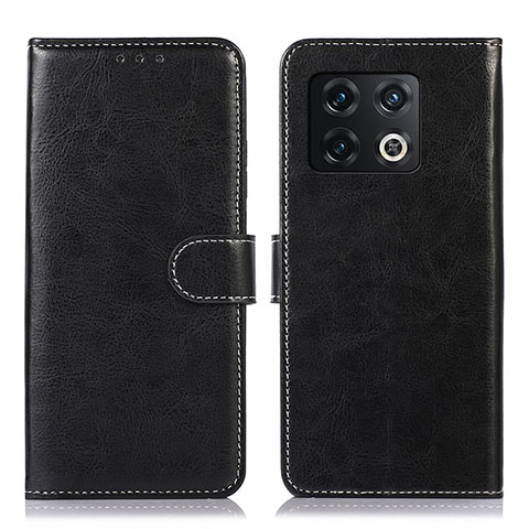 Coque Portefeuille Livre Cuir Etui Clapet D11Y pour OnePlus 10 Pro 5G Noir