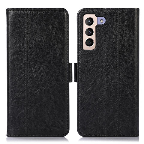 Coque Portefeuille Livre Cuir Etui Clapet D11Y pour Samsung Galaxy S21 Plus 5G Noir