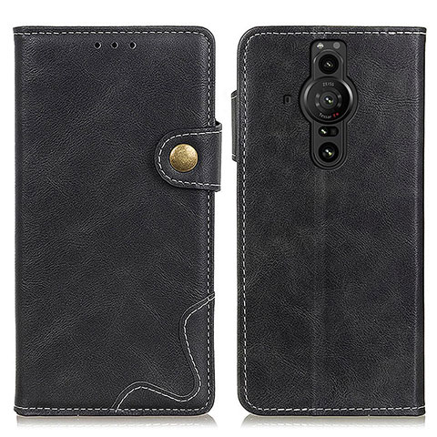 Coque Portefeuille Livre Cuir Etui Clapet D11Y pour Sony Xperia PRO-I Noir