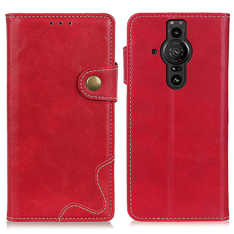 Coque Portefeuille Livre Cuir Etui Clapet D11Y pour Sony Xperia PRO-I Rouge