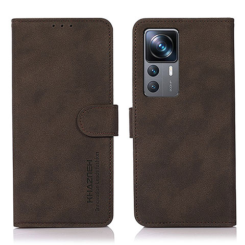 Coque Portefeuille Livre Cuir Etui Clapet D11Y pour Xiaomi Redmi K50 Ultra 5G Marron