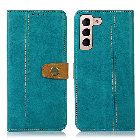 Coque Portefeuille Livre Cuir Etui Clapet D14T pour Samsung Galaxy S21 Plus 5G Vert