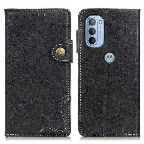 Coque Portefeuille Livre Cuir Etui Clapet DY01 pour Motorola Moto G31 Noir