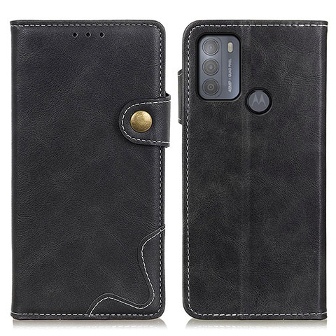 Coque Portefeuille Livre Cuir Etui Clapet DY01 pour Motorola Moto G50 Noir