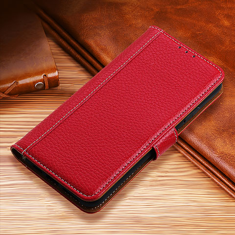 Coque Portefeuille Livre Cuir Etui Clapet H01 pour Apple iPhone 13 Pro Max Rouge