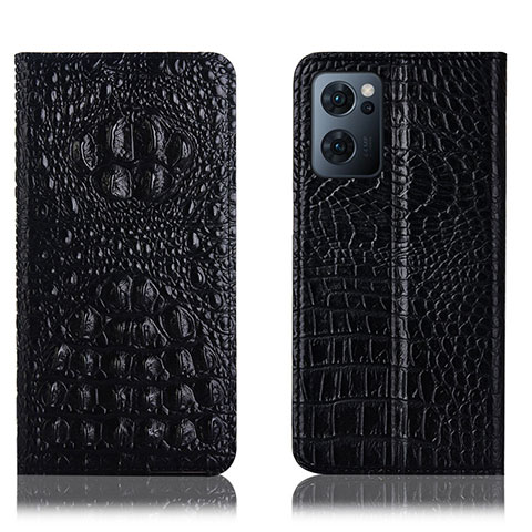 Coque Portefeuille Livre Cuir Etui Clapet H01P pour OnePlus Nord CE 2 5G Noir