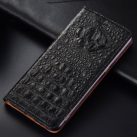 Coque Portefeuille Livre Cuir Etui Clapet H01P pour Oppo A2 5G Noir