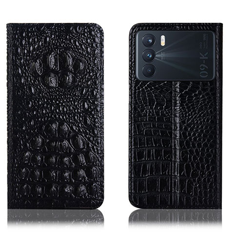 Coque Portefeuille Livre Cuir Etui Clapet H01P pour Oppo K9 Pro 5G Noir