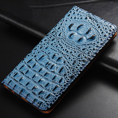 Coque Portefeuille Livre Cuir Etui Clapet H01P pour Xiaomi Redmi 9A Bleu Ciel