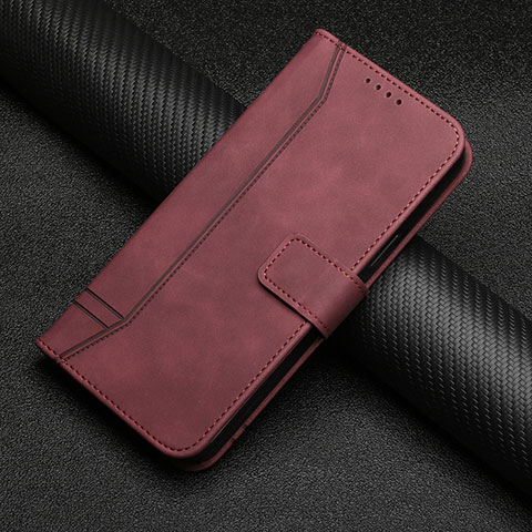 Coque Portefeuille Livre Cuir Etui Clapet H01X pour Google Pixel 6 Pro 5G Rouge