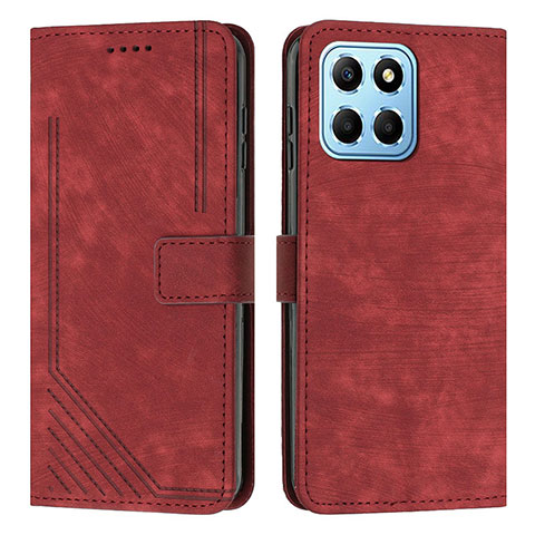 Coque Portefeuille Livre Cuir Etui Clapet H01X pour Huawei Honor 70 Lite 5G Rouge