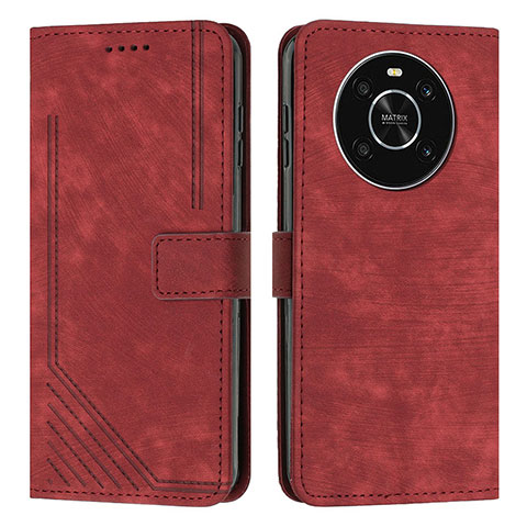 Coque Portefeuille Livre Cuir Etui Clapet H01X pour Huawei Honor Magic4 Lite 4G Rouge