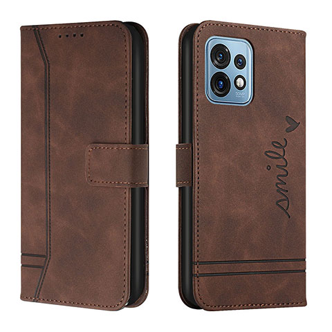 Coque Portefeuille Livre Cuir Etui Clapet H01X pour Motorola Moto Edge Plus (2023) 5G Marron