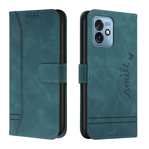 Coque Portefeuille Livre Cuir Etui Clapet H01X pour Motorola Moto G 5G (2023) Vert