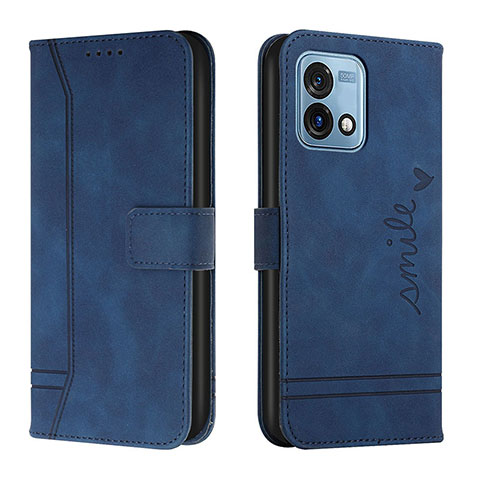 Coque Portefeuille Livre Cuir Etui Clapet H01X pour Motorola Moto G Stylus (2023) 5G Bleu