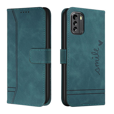 Coque Portefeuille Livre Cuir Etui Clapet H01X pour Nokia G60 5G Vert