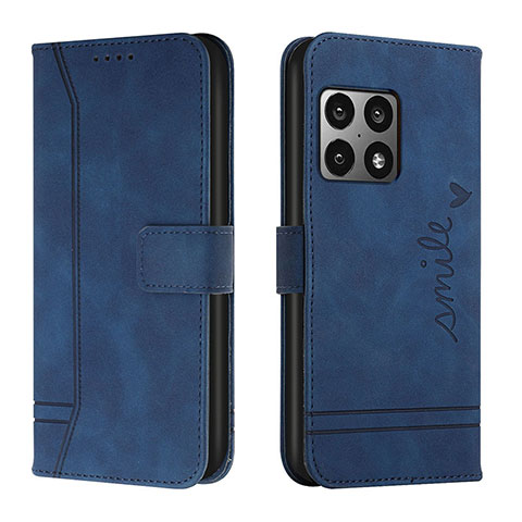 Coque Portefeuille Livre Cuir Etui Clapet H01X pour OnePlus 10 Pro 5G Bleu