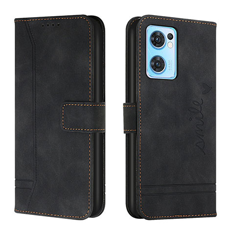 Coque Portefeuille Livre Cuir Etui Clapet H01X pour OnePlus Nord CE 2 5G Noir