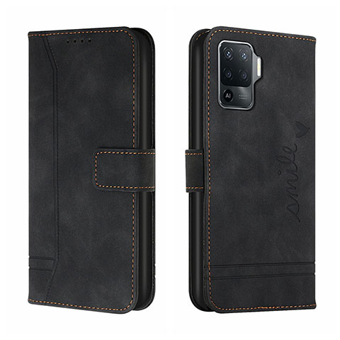 Coque Portefeuille Livre Cuir Etui Clapet H01X pour Oppo A94 4G Noir