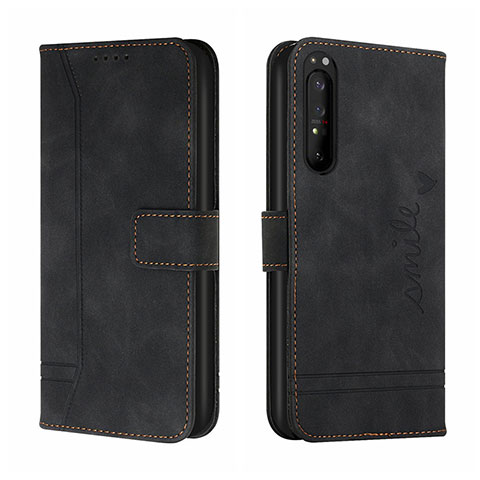 Coque Portefeuille Livre Cuir Etui Clapet H01X pour Sony Xperia 1 II Noir