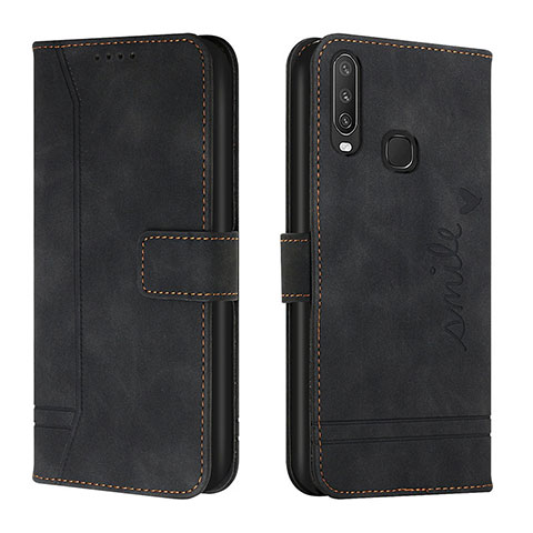 Coque Portefeuille Livre Cuir Etui Clapet H01X pour Vivo Y11 Noir