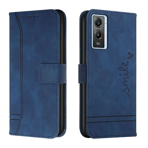 Coque Portefeuille Livre Cuir Etui Clapet H01X pour Vivo Y55s (2021) Bleu