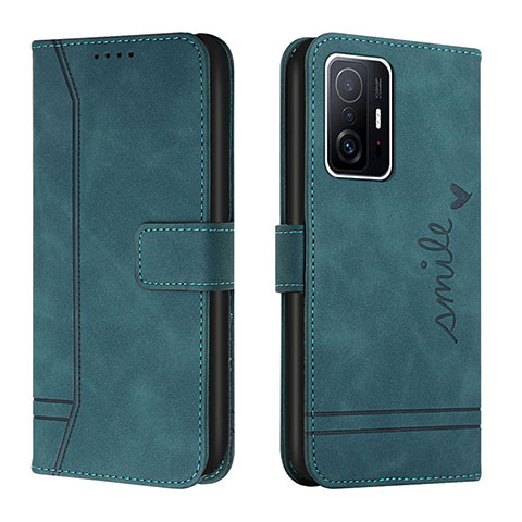 Coque Portefeuille Livre Cuir Etui Clapet H01X pour Xiaomi Mi 11T 5G Vert