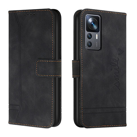 Coque Portefeuille Livre Cuir Etui Clapet H01X pour Xiaomi Mi 12T 5G Noir